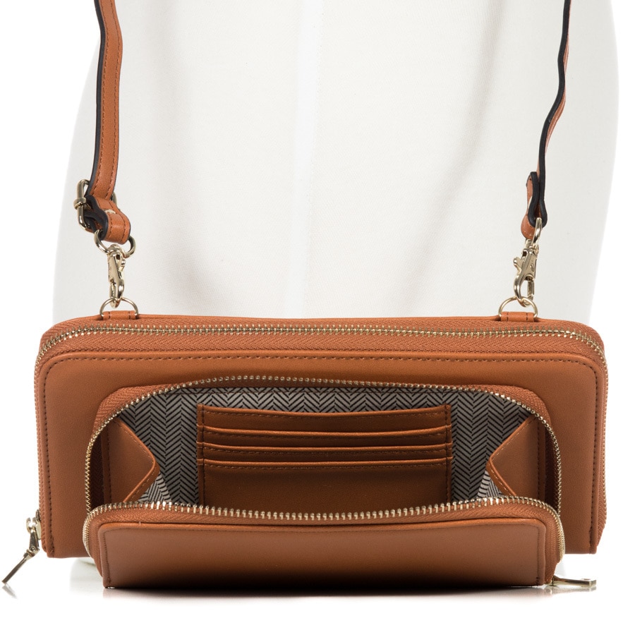 Fashion wallet/clutch/crossbody - Brown